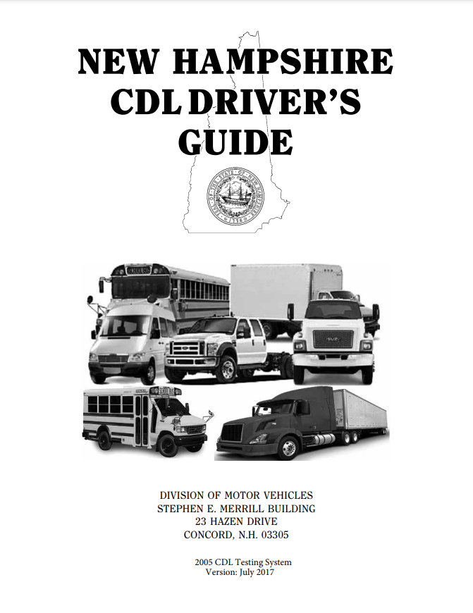New Hampshire CDL Handbook